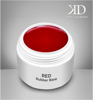 Colour Rubber Base Gel "Red" Karl Diamant 30 ml